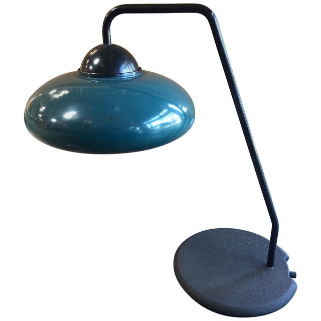 Green Italian Green Desk Lamp by Stilnovo, 1960s For Sale - Image 8 of 8