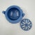 Vintage Wedgwood Blue Jasperware Covered Sugar Bowl or Lidded Trinket Dish For Sale - Image 9 of 11