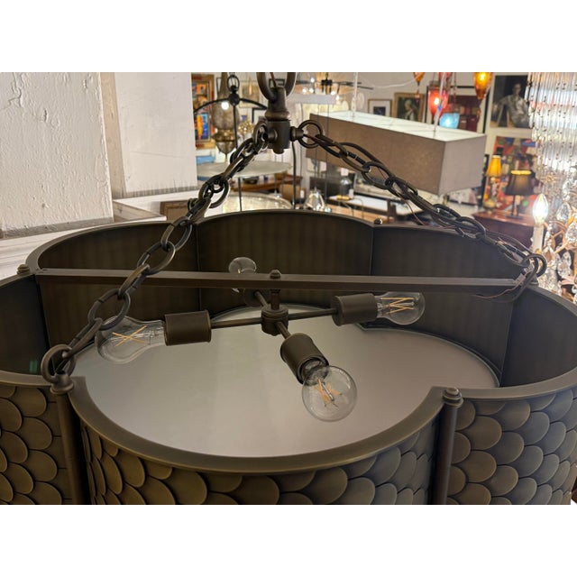 The Urban Electric Co. Betty Hang Chandelier For Sale - Image 9 of 12