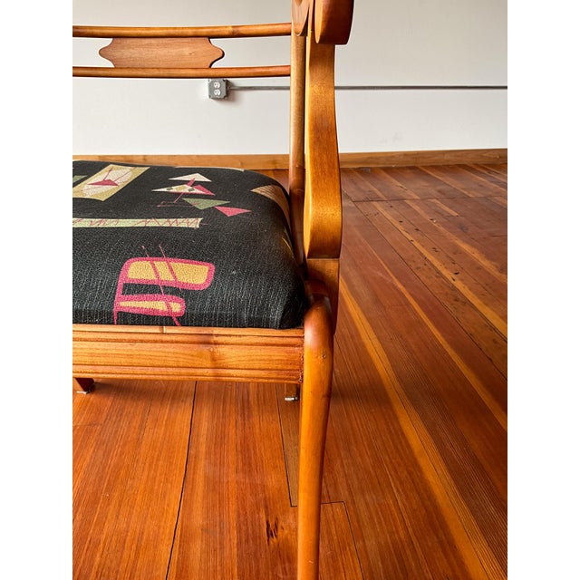 Brown Biedermeier Style Side Chairs, Set of 6 For Sale - Image 8 of 17