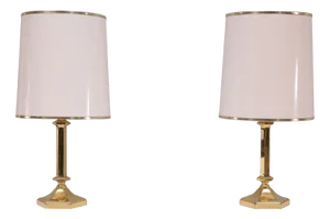 Hollywood Regency Table Lamps from Herda, the Netherlands, 1978, Set of 2