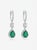 2020s Natural 18k Gold Diamond & Color Stone Stud Earrings, New Design For Sale - Image 5 of 8