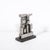 Brutalist Modernist Geometric Sculpture in Caste Stainless Signed Paul Mount For Sale - Image 10 of 13