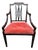 19th-Century American Sheraton-Style Painted Armchair For Sale