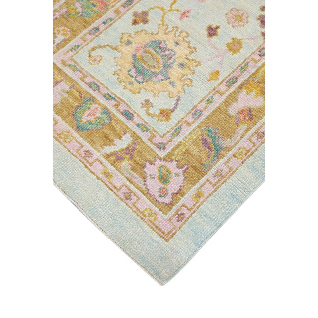 Modern Turkish Oushak Rug 2'10" x 5'2" For Sale In Houston - Image 6 of 10