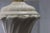 Wood Spanish Mid-Century White Crackle Glazed Ceramic Table Lamp, 1950s For Sale - Image 7 of 10