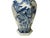 Vintage Chinese Blue White Hexagonal Flower Bird Porcelain Vase For Sale - Image 9 of 15