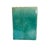 Late 19th Century Antique 19th Century Chinese Export Porcelain Aqua Green Monochrome Glaze Pillow Form Flower Brick Block Vase For Sale - Image 5 of 9
