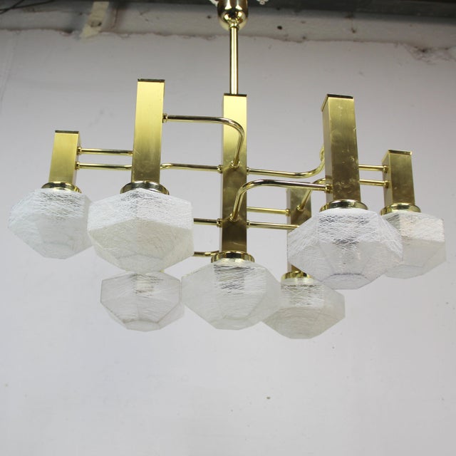 1970s Ceiling Lamp attributed to Sciolari, 1970s For Sale - Image 5 of 7
