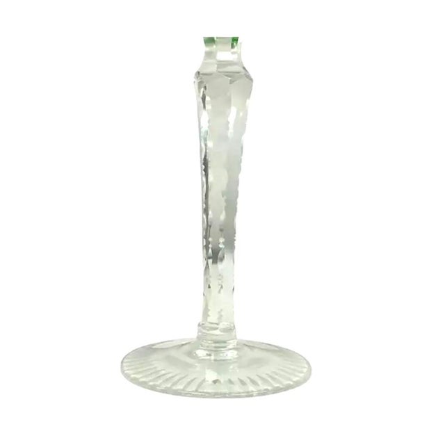 Set of Eight Bohemian Crystal Wine Glasses For Sale In Tampa - Image 6 of 8