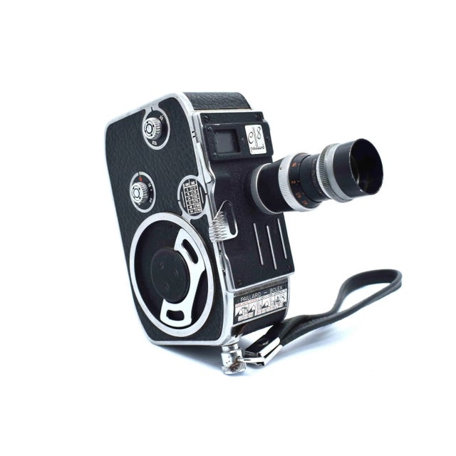 Mid 20th Century Bolex Paillard E8 Roll Film Movie Camera Made in Switzerland For Sale - Image 12 of 12