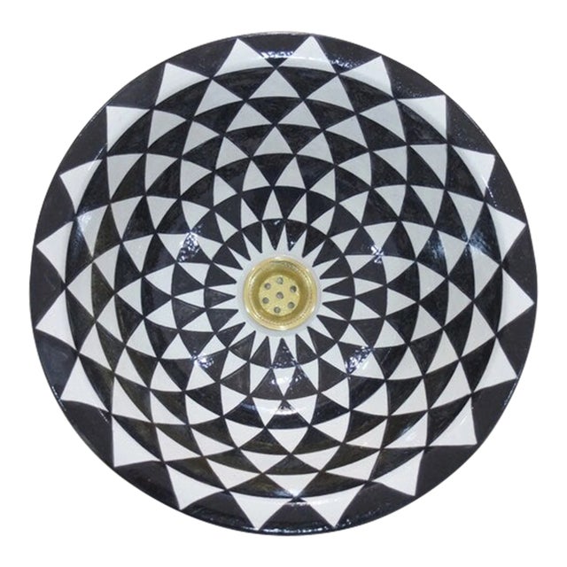 Contemporary Ceramic Bathroom Bowl Sink For Sale