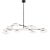 Champalimaud for Visual Comfort Signature Brindille Extra Large Two Tier Chandelier in Gun Metal with White Glass For Sale