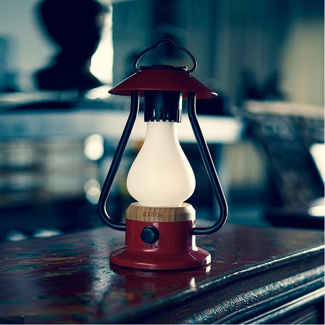 2020s Bulbrite Bonfire Cordless LED Outdoor Table Lamp, Red For Sale - Image 5 of 8