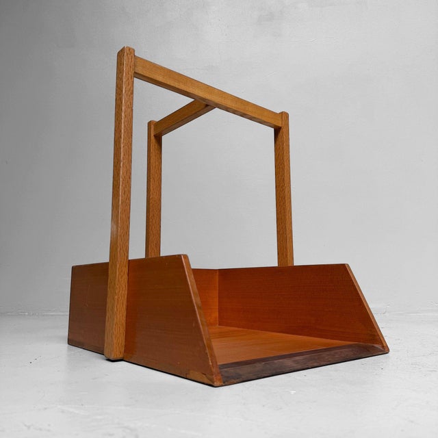 Vintage Japanese Wooden Chiritori Dustpan with Copper Rim, 1960s For Sale - Image 14 of 14
