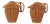 Bamboo Lantern Wall Lights, 1950s, Set of 2 For Sale