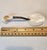 Alabaster Mid-20th Century Coastal Mother of Pearl & Whelk Shell Caviar Spoon - Ornate Handle For Sale - Image 8 of 8