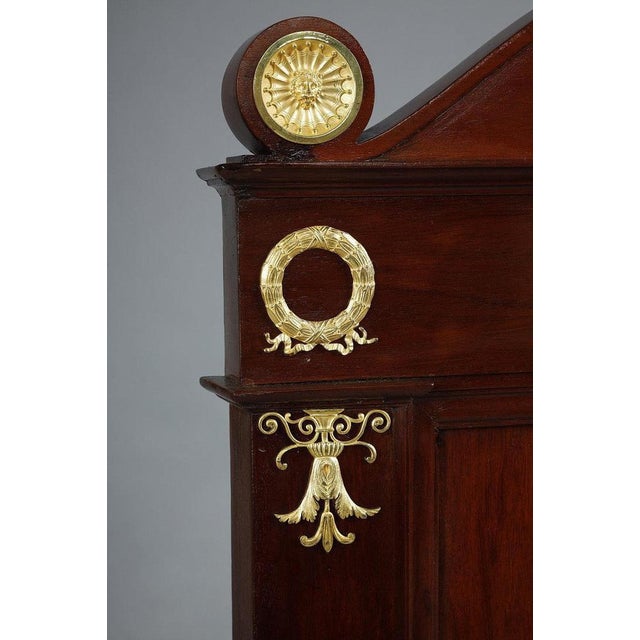 Empire Mahogany and Gilded Bronzes Bed, 1810s For Sale - Image 9 of 15