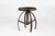Industrial Black Metal Stool, France, 1920s For Sale - Image 6 of 16