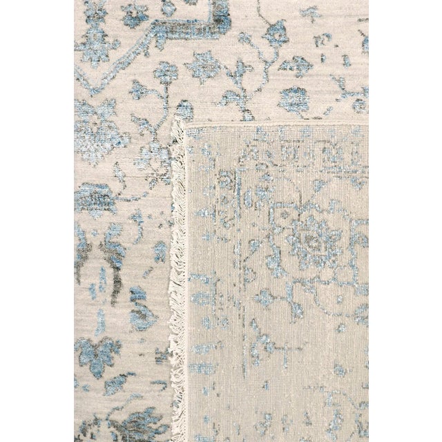 Pasargad Home Transitional Silver Area Rug-8' 5" X 11' 8" For Sale - Image 4 of 8