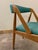 Blue 1960s 4 Dining Room Chairs Model 31 Made in Teak, Attributed to Kai Kristiansen For Sale - Image 8 of 8