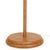 Keria Natural Vegan Leather and Raffia Designer Floor Lamp For Sale In Los Angeles - Image 6 of 8