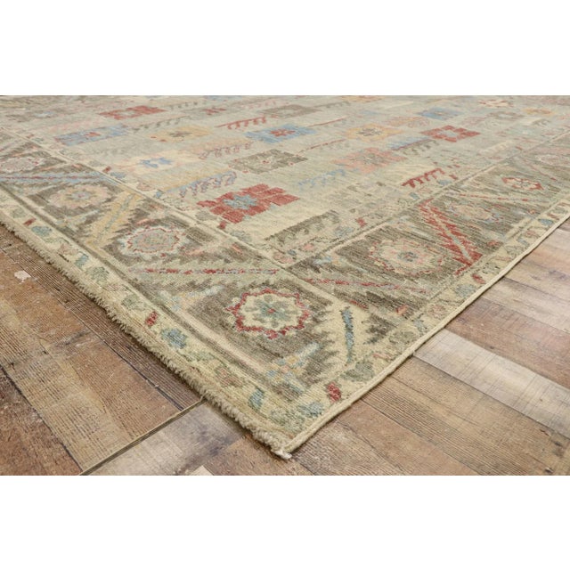Oushak Style Rug - 09'01 X 11'05 For Sale In Dallas - Image 6 of 9
