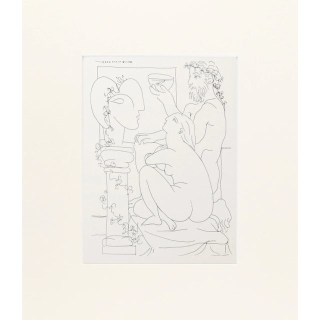 Vintage photogravure printed in 1956, published in London, pulled from "Picasso's Vollard Suite" First Edition. After the...