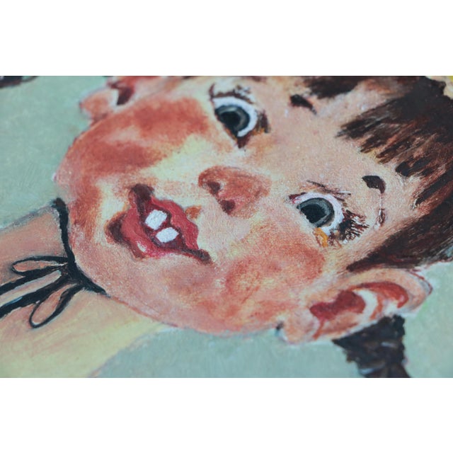 Mid 20th Century Oswald & Penelope Original Portrait Paintings After Florence Kroger For Sale - Image 5 of 10