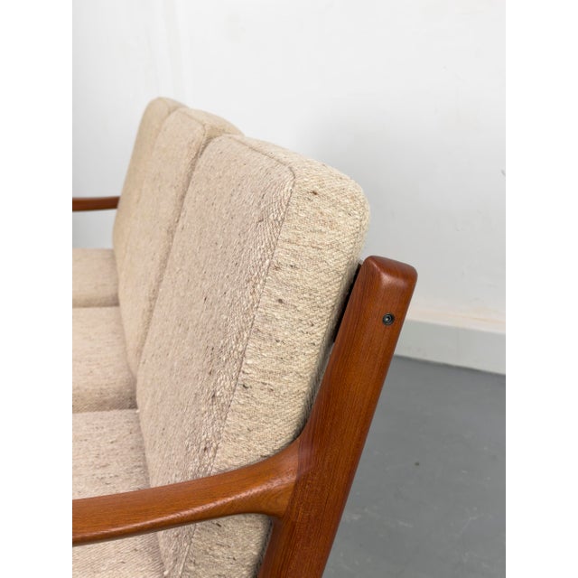 Wood Three-Seater Teak Senator Sofa by Ole Wanscher for Cado, 1975 For Sale - Image 7 of 15