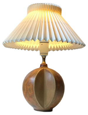 Vintage Danish Ceramic Table Lamp by Heico Nietzsche for Søholm, 1970s
