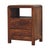 The Chestnut-Finish Mango Wood Curved Nightstand brings a refined balance of craftsmanship, character, and everyday...