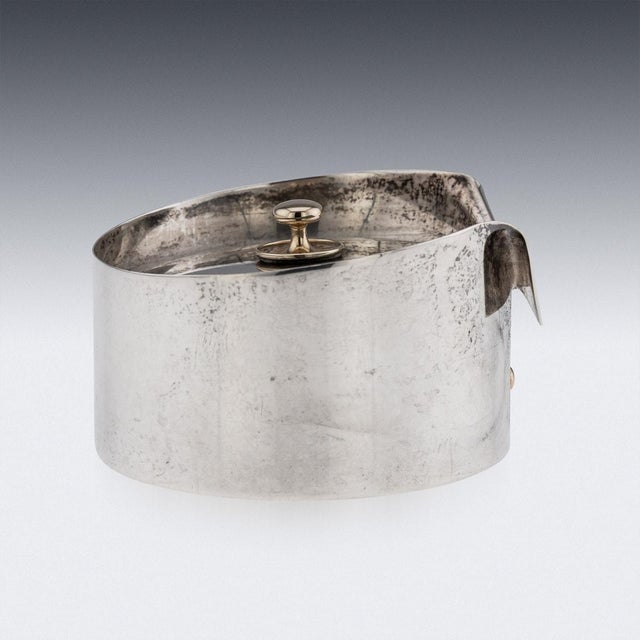 Vintage 20th Century Cartier Silver Jewellery Box, 1960s For Sale - Image 9 of 15