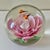 Vintage Pink Flower and Bee Paper Weight For Sale - Image 9 of 10