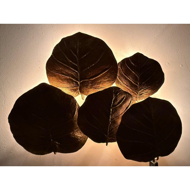 Vintage Sculptural Wall Light by Chrystine Charles for Maison Charles, 1970s For Sale - Image 12 of 18