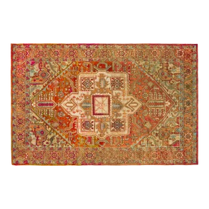 Antique Persian Bakshaish Oriental Carpet, in Large Size with Central Medallion