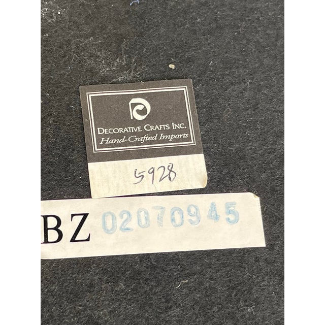 Gold Late 20th Century Large Cherub Putti Bronze Candlestick by Decorative Crafts Inc Hand Crafted Imports For Sale - Image 8 of 12