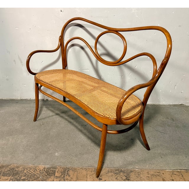 Vintage Sofa by Michael Thonet for Thonet, 1890s For Sale - Image 3 of 7