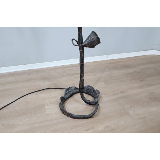 Brutalist Floor Lamp Sculpture by Salvino Marsura, 1970s For Sale - Image 6 of 9