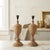 Vintage Natural Wood Urn Table Lamps, Turned Solid Oak / Ash Style - a Pair For Sale - Image 18 of 18