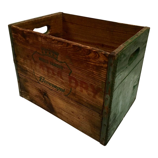 Vintage Canada Dry Beverage Crate Chairish