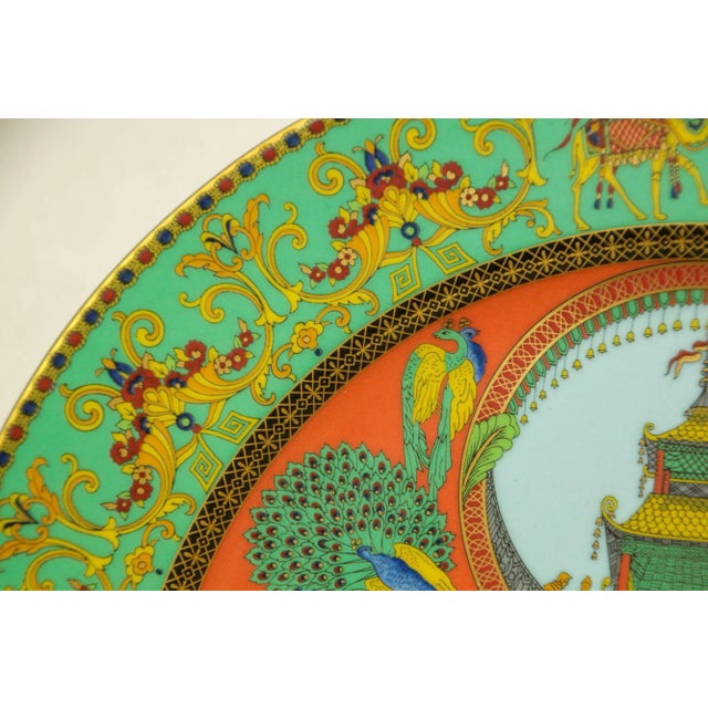 Late 20th Century Gianni Versace for Rosenthal Le Voyage De Marco Polo Porcelain Plate For Sale - Image 5 of 12