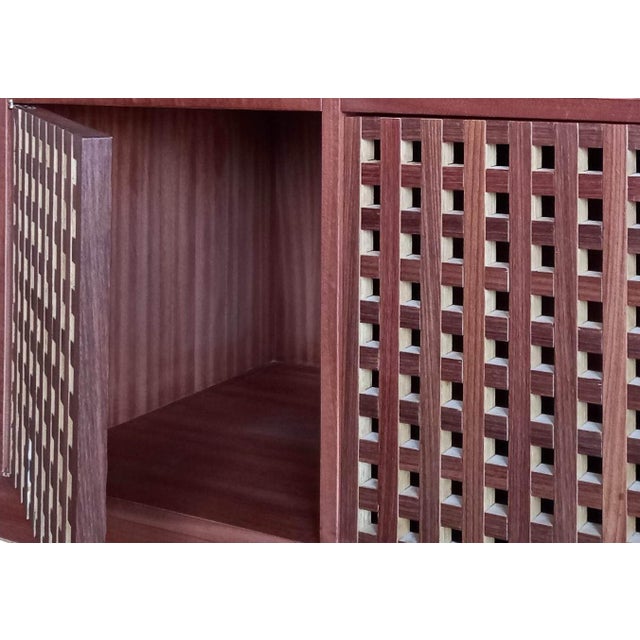 Contemporary Four-Door Carabotto Wolf Sideboard by Pietro Meccani for Meccani Design For Sale - Image 3 of 5