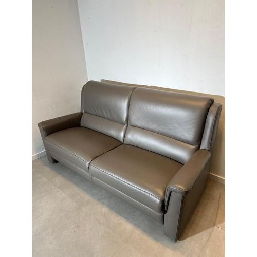 Modern Leather Sofa and Lounge Chair, Set of 2 For Sale - Image 3 of 6