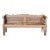 Rustic Antique Pine Faux Painted Sofa Bench For Sale
