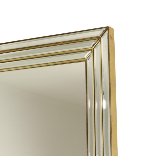 Mirror with Console in Silver and Gold in Deknudt, 1980s, Set of 2 For Sale - Image 11 of 18