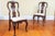 Pair 18th century Rococo walnut side chairs