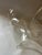 1990s Ribbed Glass Hurricane Shades a Pair For Sale - Image 5 of 7