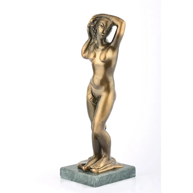Hospitality - Bronze Sculpture by Orfeo Tamburi - Late 1900 Late 1900 For Sale - Image 3 of 4