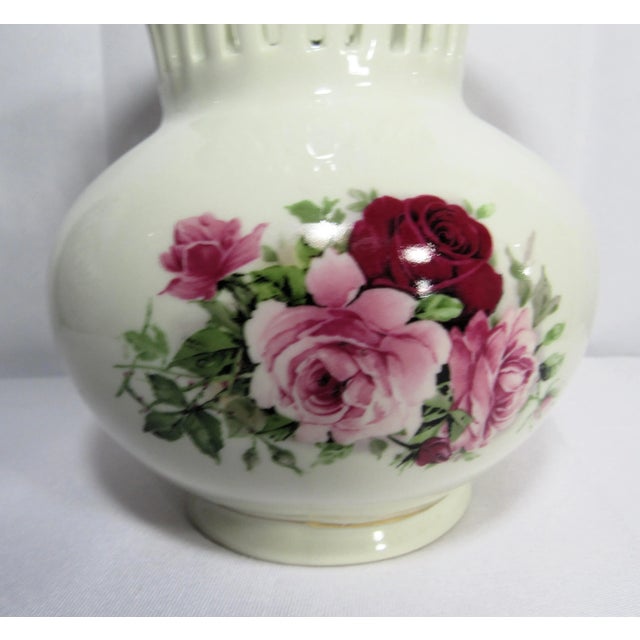 Mid 20th Century Mid-Century Formalities Victorian Rose Vase For Sale - Image 5 of 12